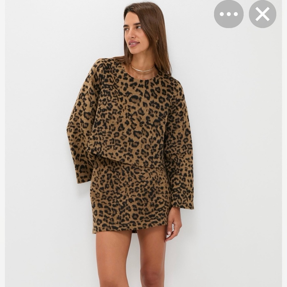 Tuckernuck Leopard Print Crop Top - Picture 3 of 5